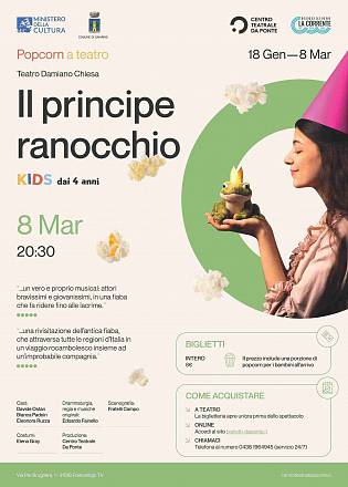 Il principe ranocchio - popcorn a teatro